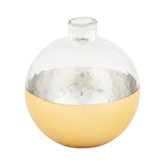 Glass & Gold Vase