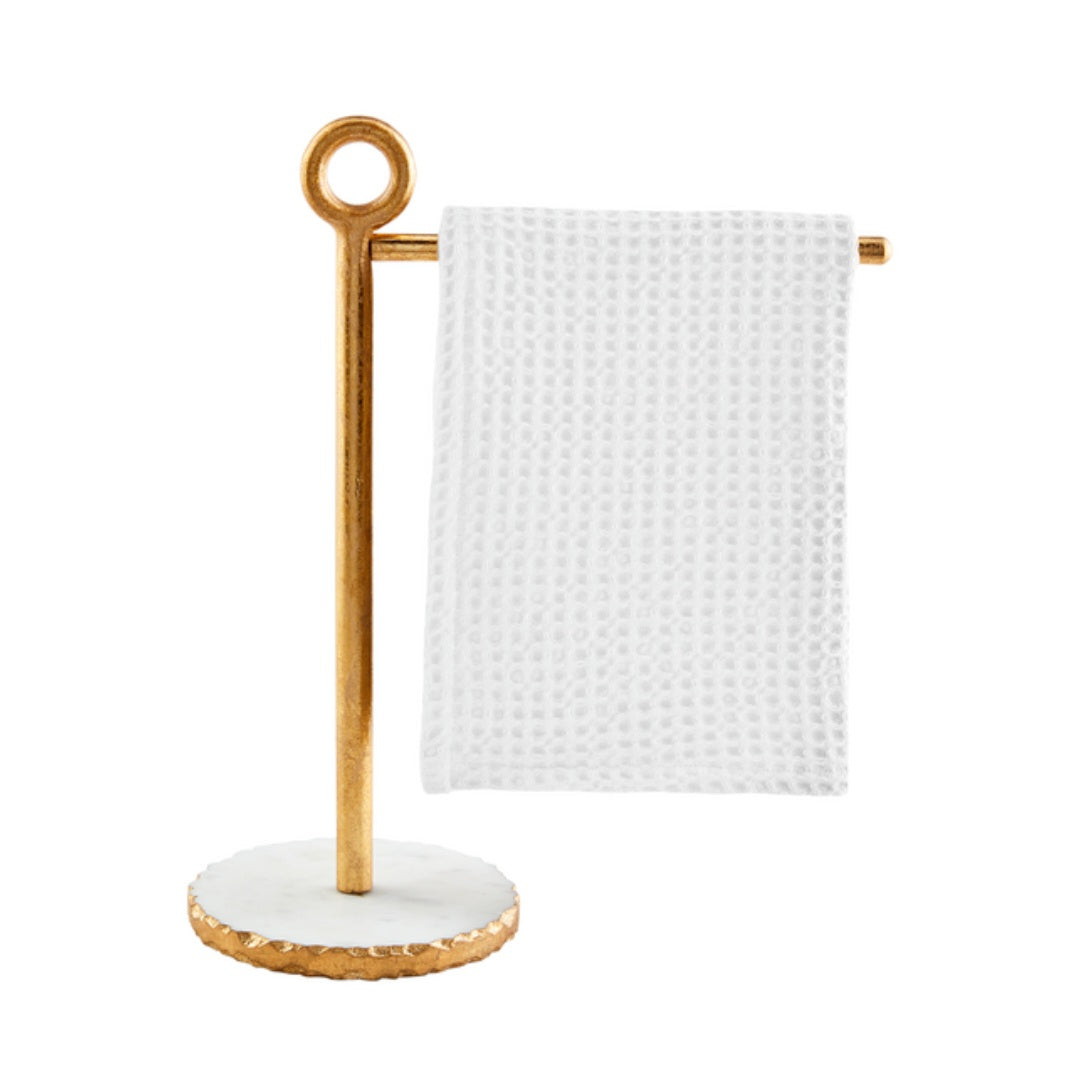 Gold Tea Towel Stand