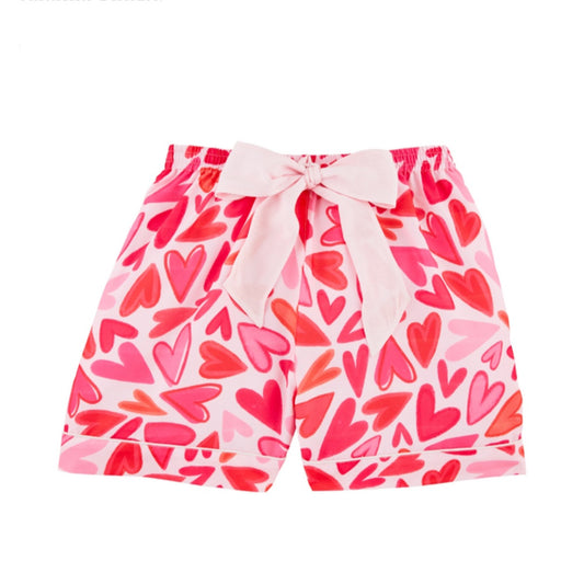 Valentine Pajama Shorts