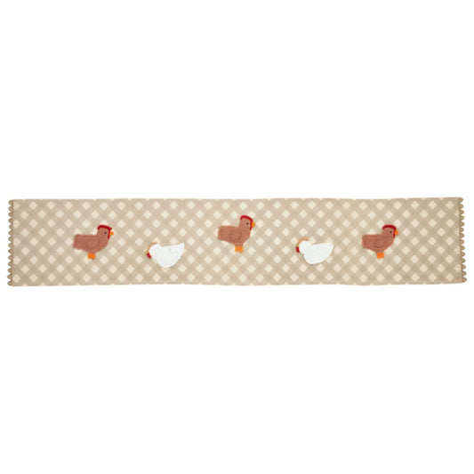 Farm Crochet Table Runner
