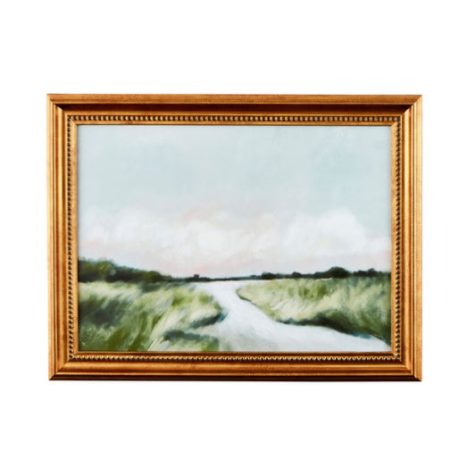 Marsh Landscape Framed Canvas