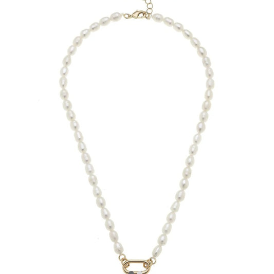 Piper Pearl Charm Necklace