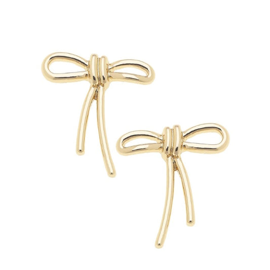 Molly Lopsided Bow Earrings
