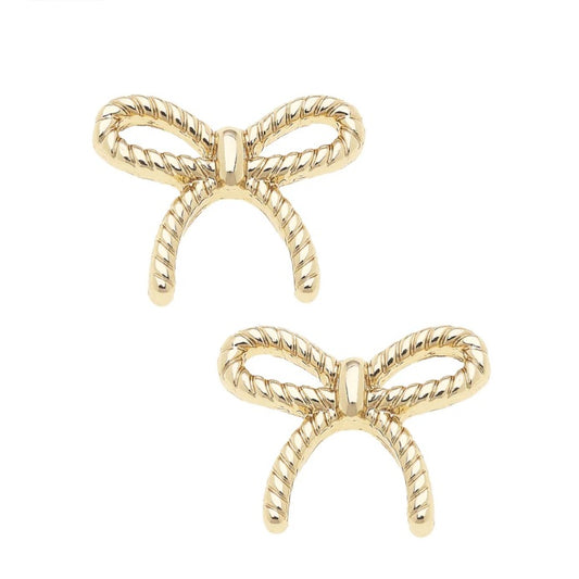Bessie Rope Bow Earrings