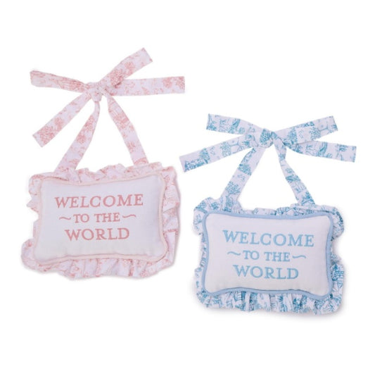 Welcome to the World Door Hanger