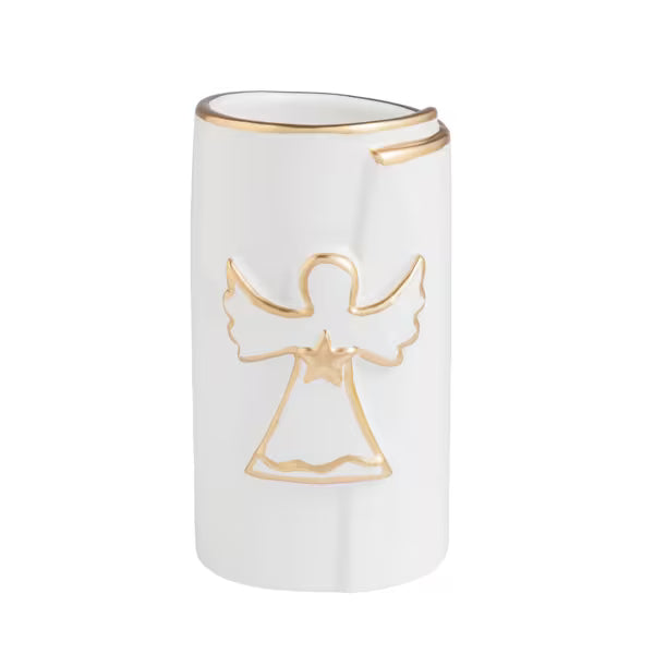 Angel Gold Ceramic Vase