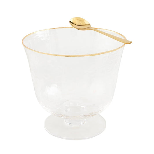 Gold Edge Glass Bowl Set