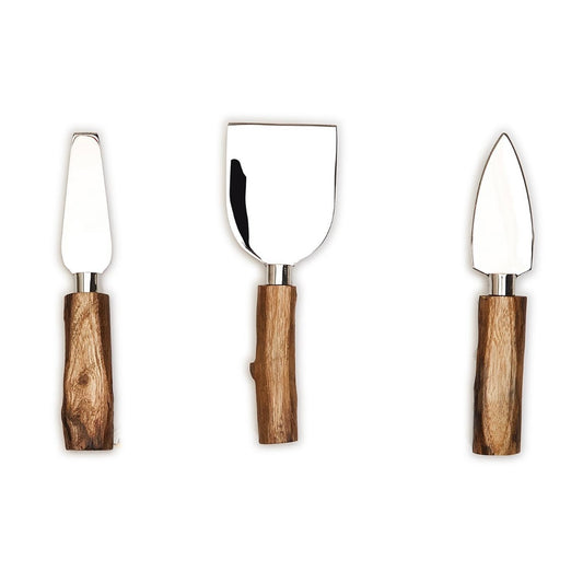 Cheese Knives with Wood Handle