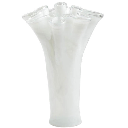 Onda Glass Large Stem Vase