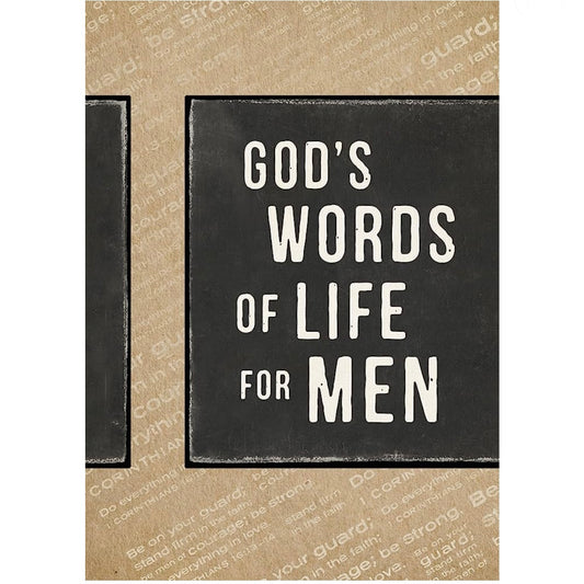 God's Words of Life for Men Book