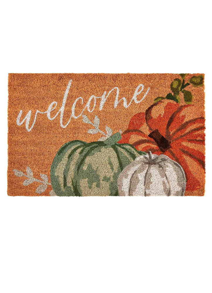 Pumpkin Welcome Mat