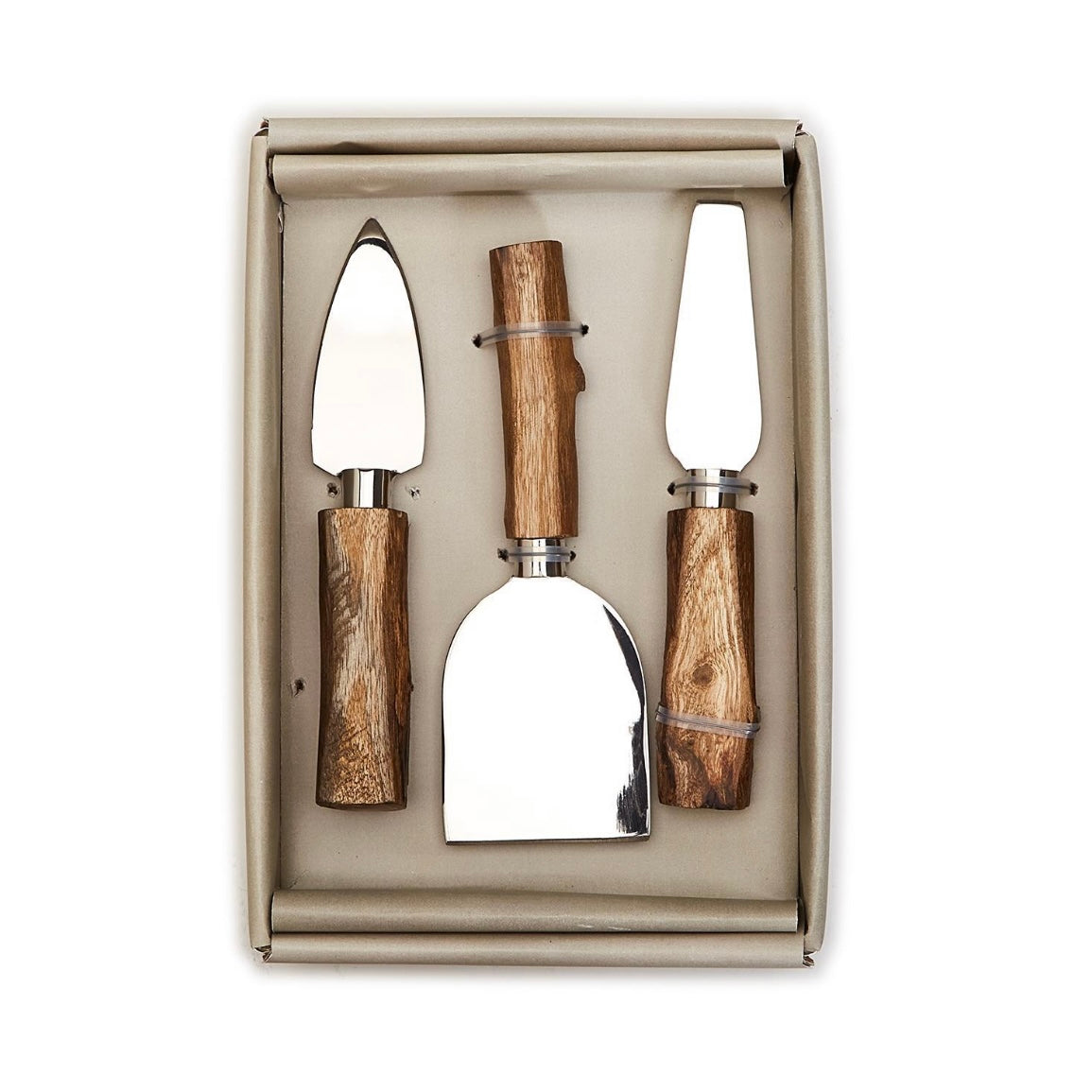 Cheese Knives with Wood Handle