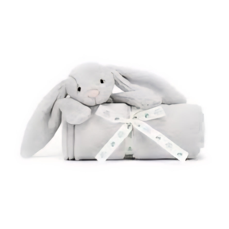 Bashful Grey Bunny Blankie