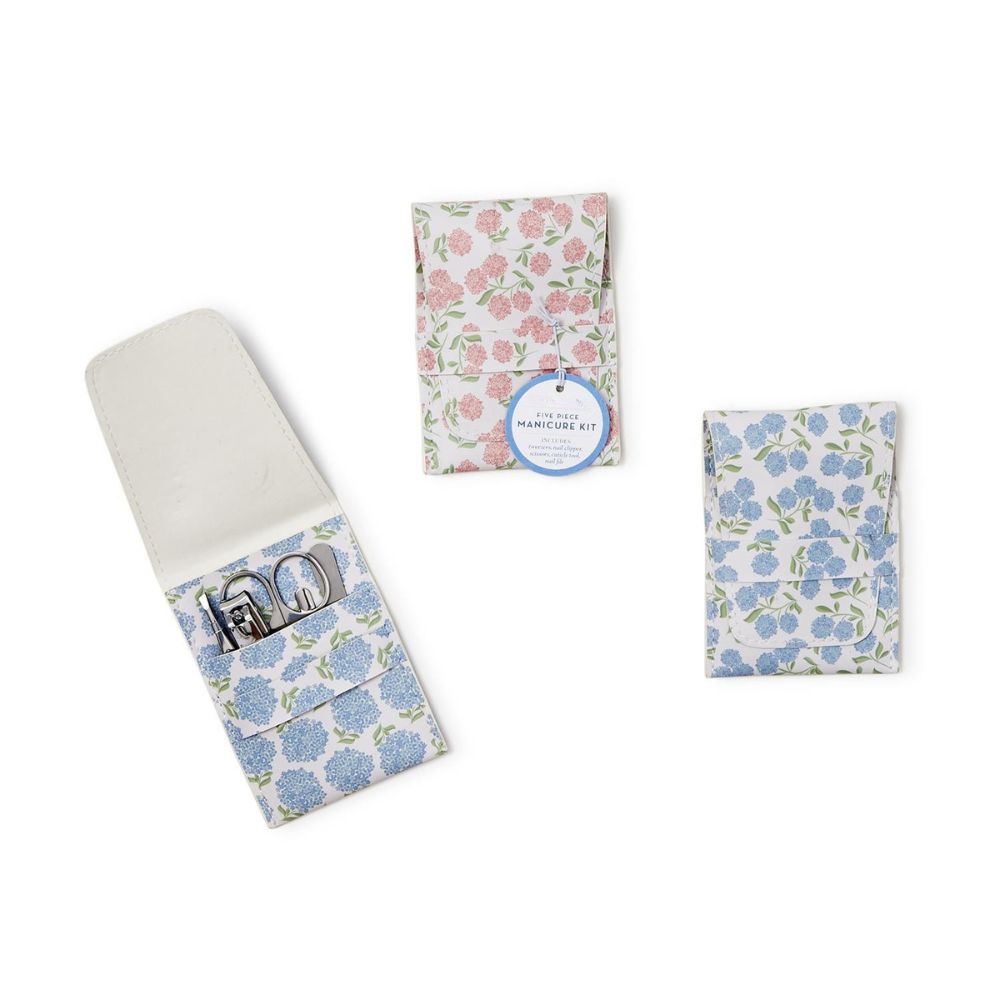 Hydrangea Print Manicure Kit