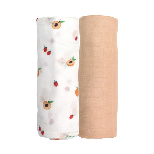 Peaches Swaddle Set