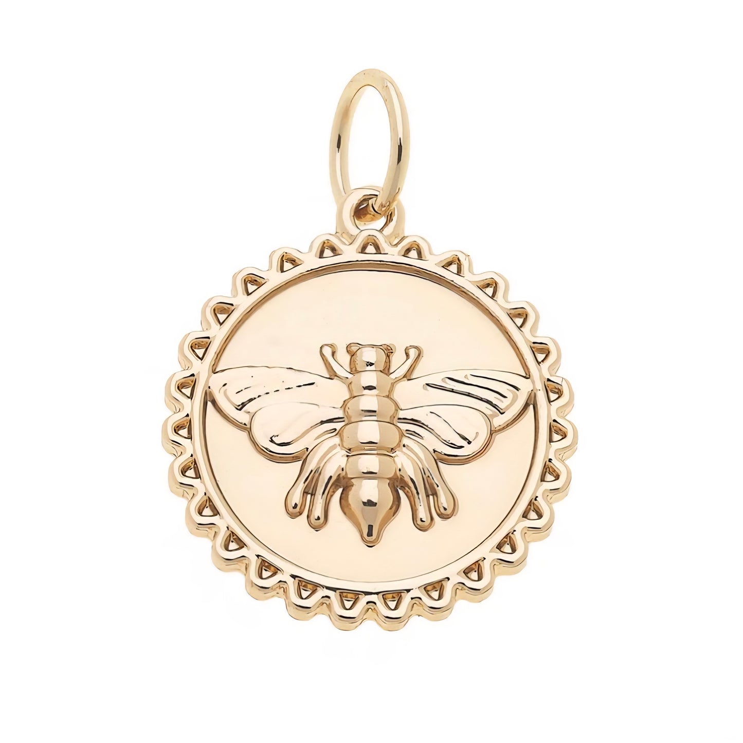 Bumblebee Medallion Charm