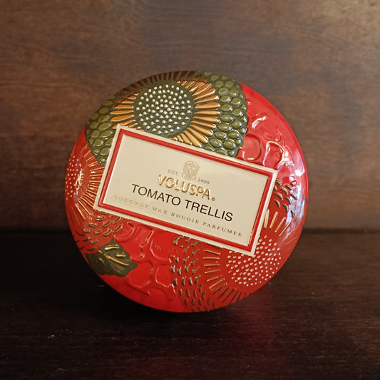 Tomato Trellis Mini Tin Candle