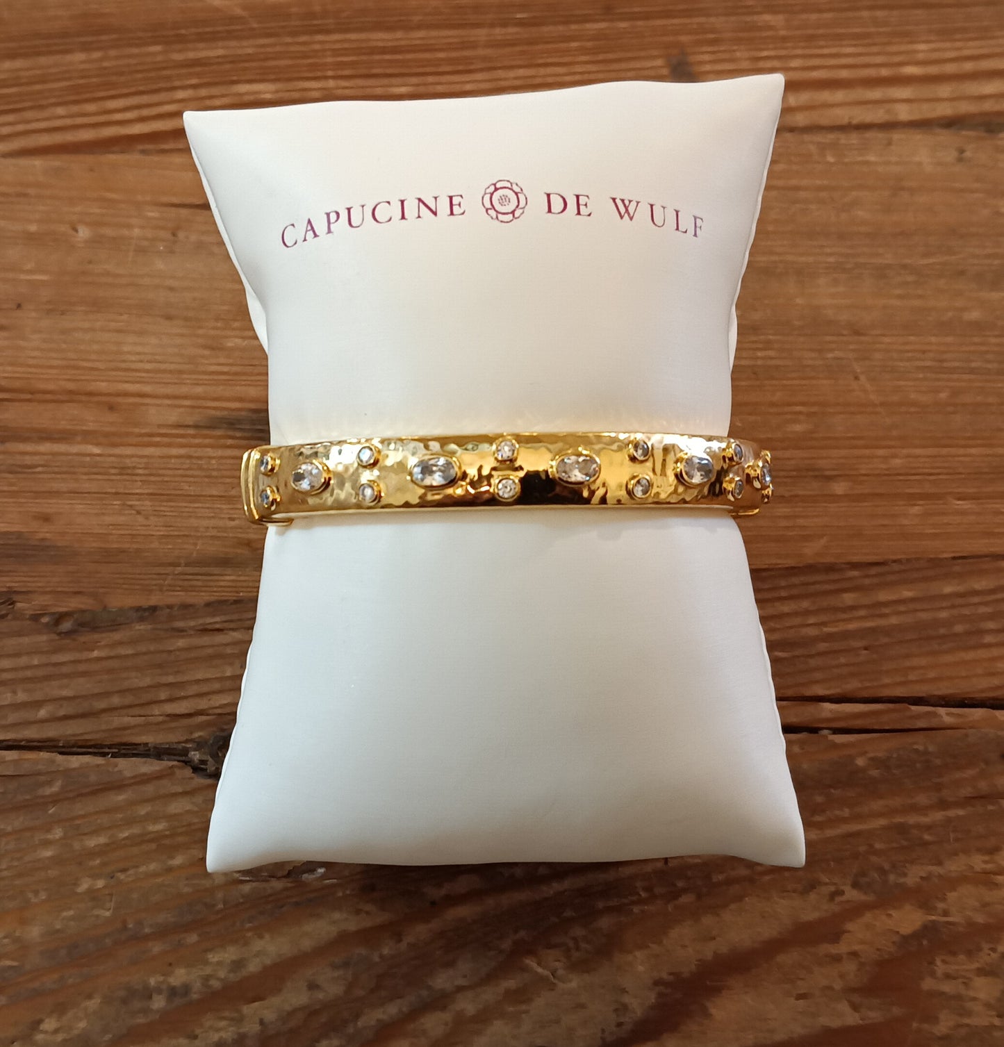 Maharani Hinged Bangle Cubic Zirconia