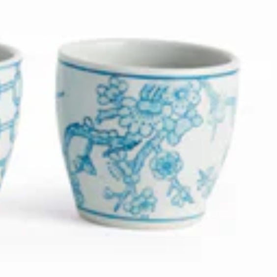 Monarch Mini Flower Pots in Light Blue