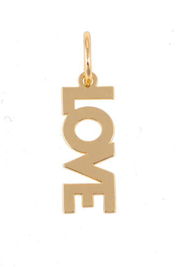 LOVE Block Letter Charm