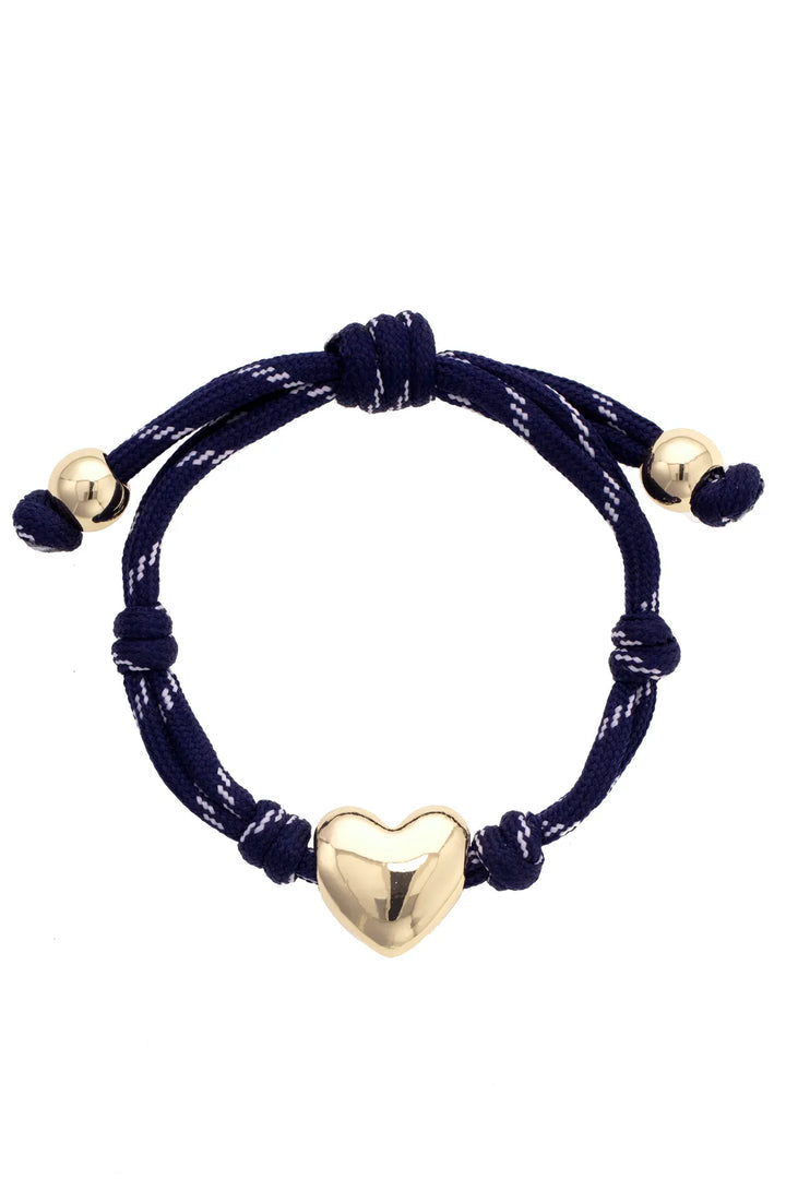 Blaine Puffy Heart Paracord Bracelet