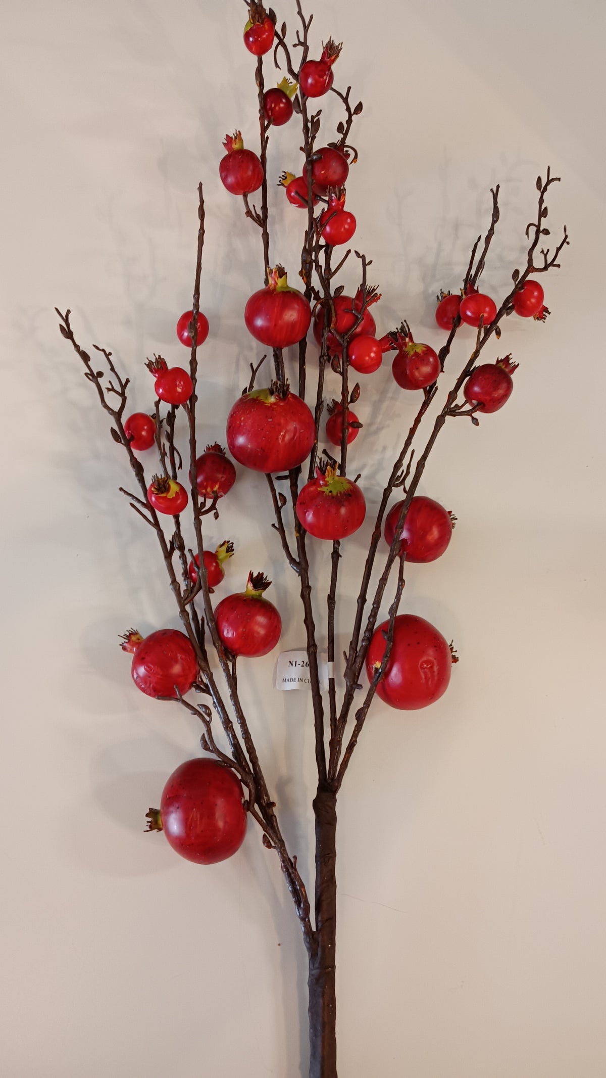 Pomegranate Spray Stem Red