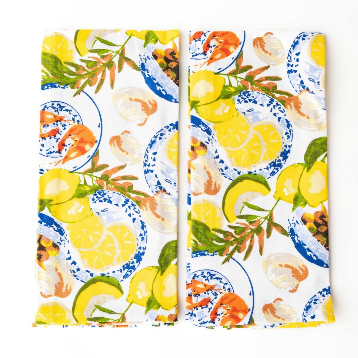 Lemon Santorini Kitchen Towel