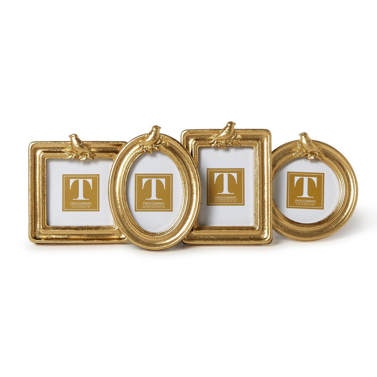 Gold Bird Mini Photo Frames
