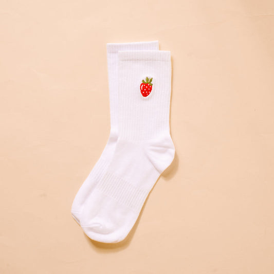 Strawberry Crew Socks