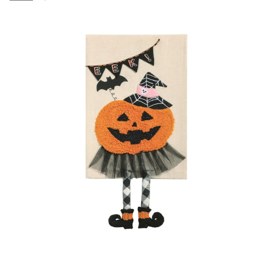 Pumpkin Dangle Leg Towel