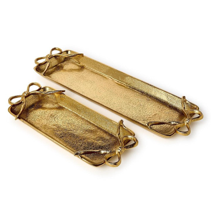 Gold Bow Tray