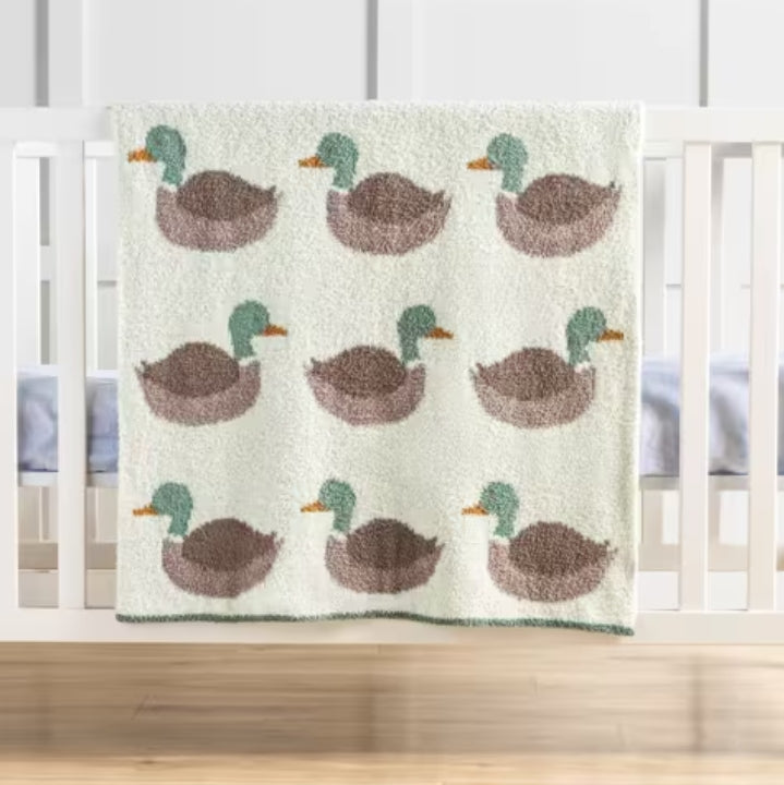 Mallard Duck Chenille Blanket