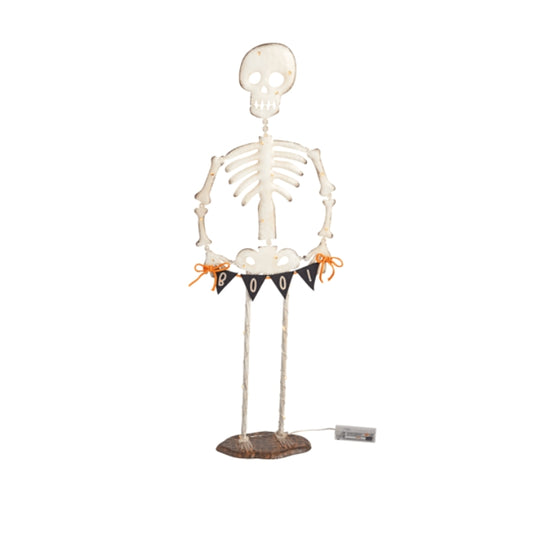 Large Light up Skelton Sitter