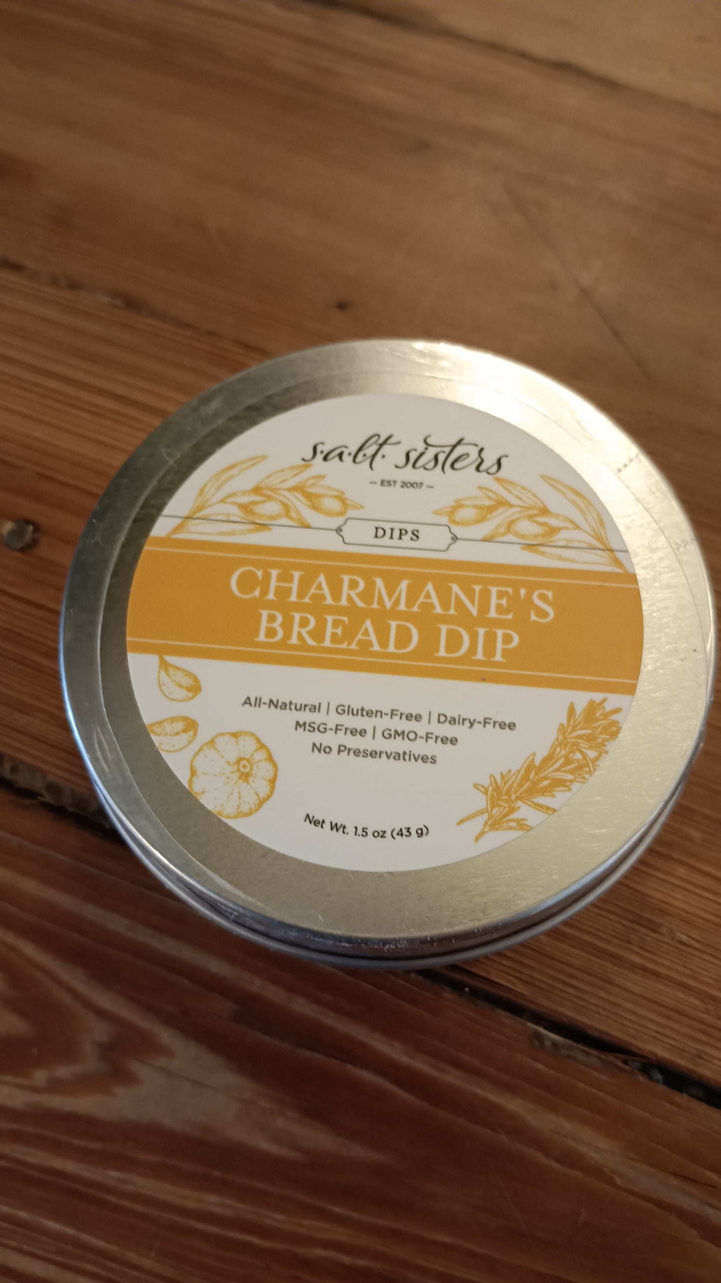 Salt Sisters Charmane's Bread Dip Tin