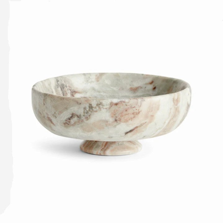 Josephine Marble Footed Bowl