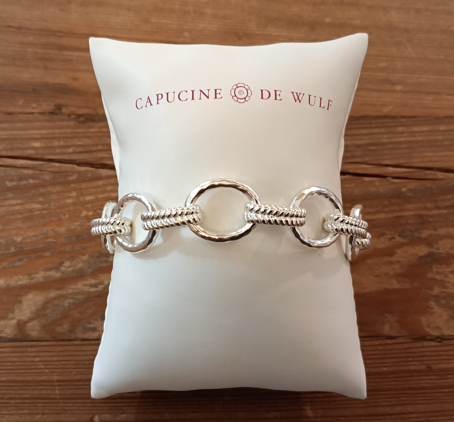 Cleopatra Regal Link Bracelet Silver