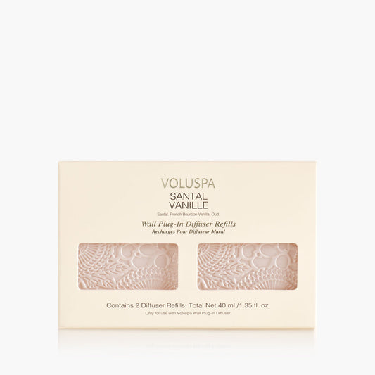 Santal Vanille Wall Plugin Twin Pack