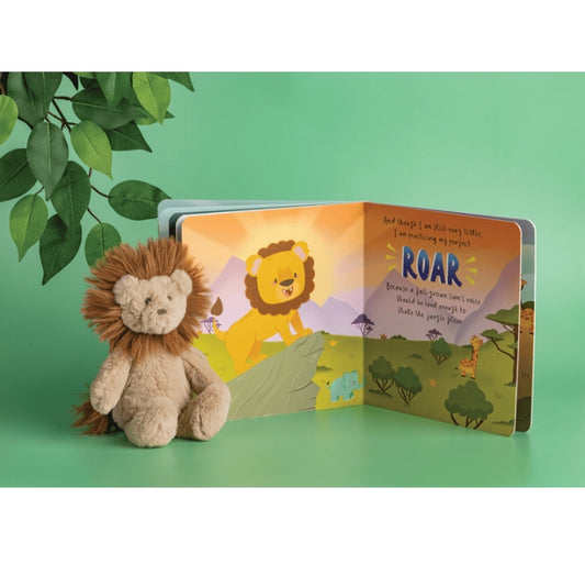 Lion Book with Plush