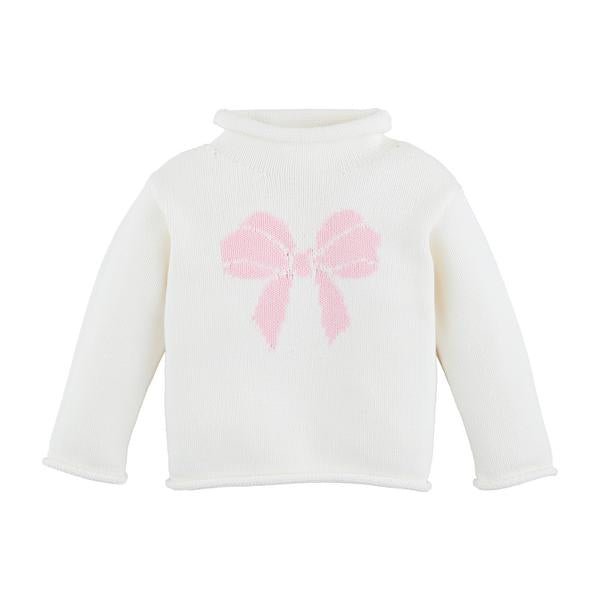 Bow Roll neck sweater