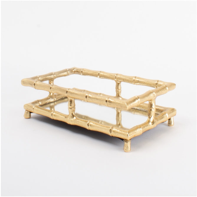 Gold Bamboo Guest Towel Holder