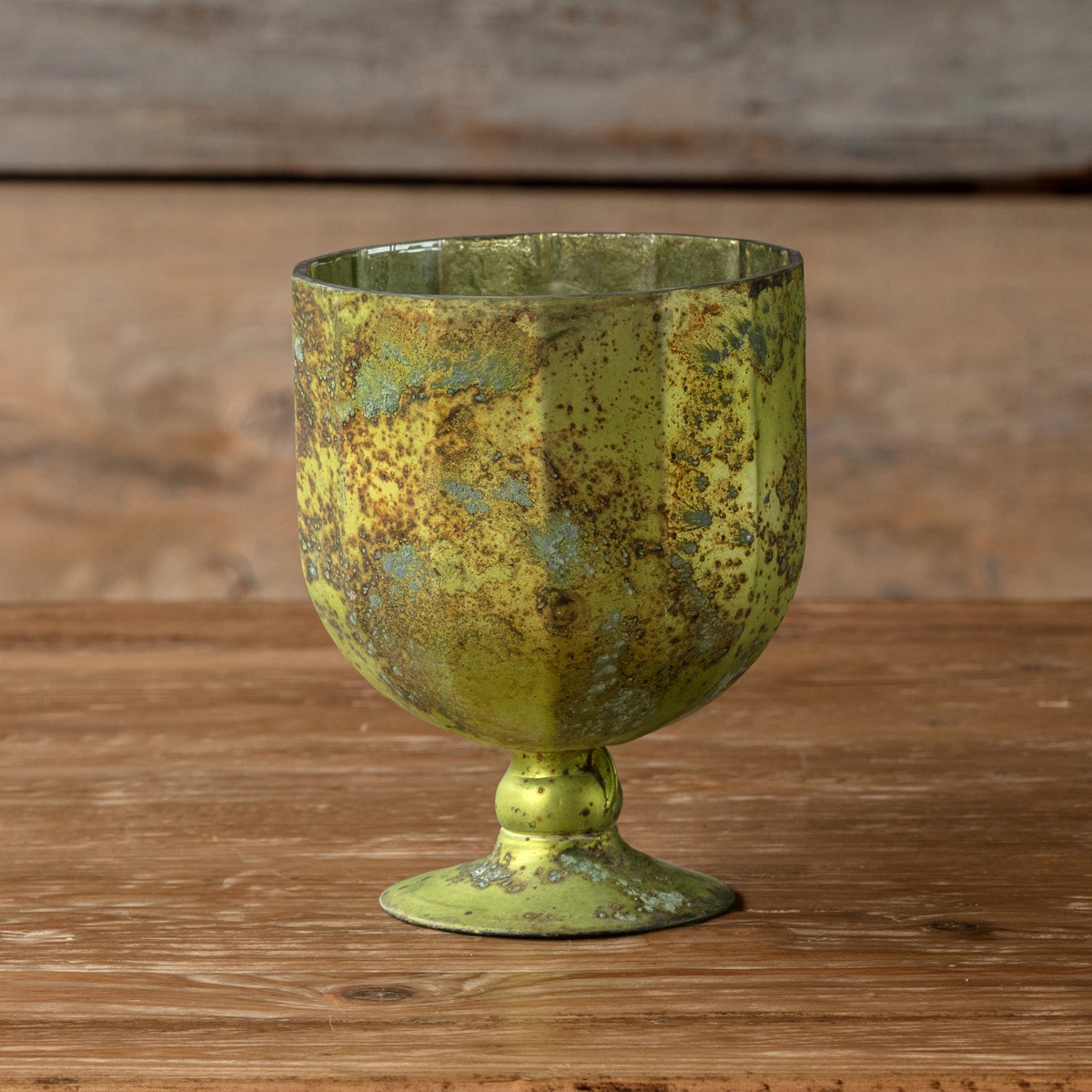 Antique Olive Chalice