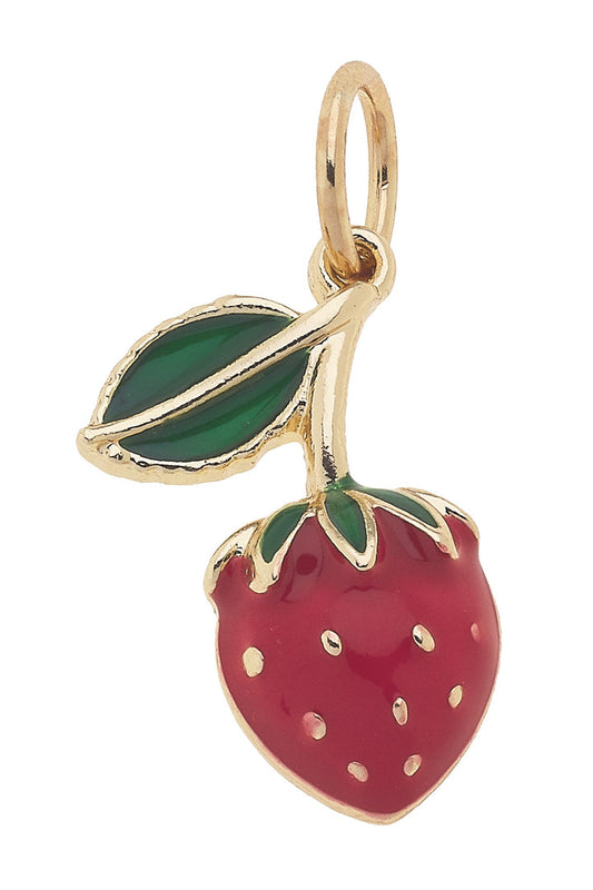 Strawberry Charm in Red and Green