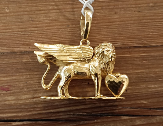 Lionheart Pendant Gold