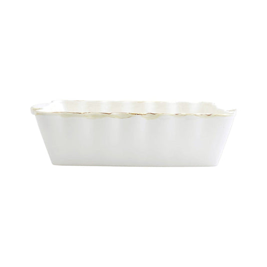 Italian Bakers White Medium Rectangular Baker