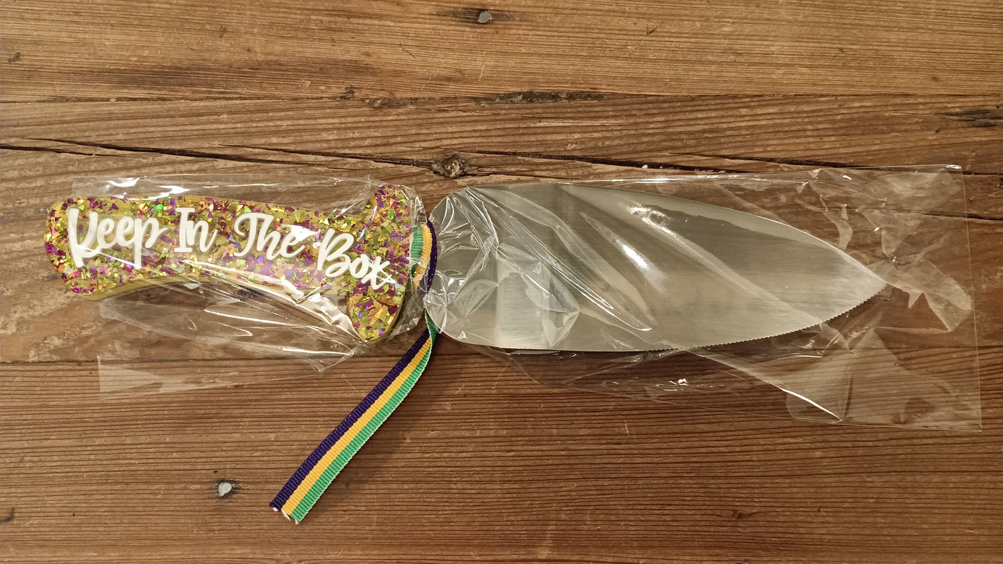 Mardi Gras King Cake Knife