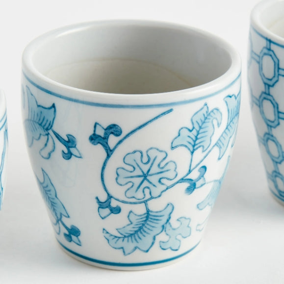 Monarch Mini Flower Pots in Light Blue
