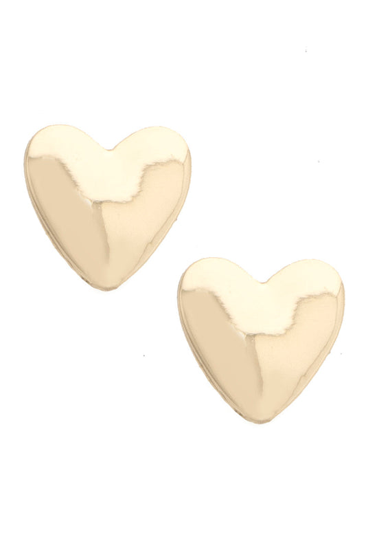 Caroline Heart Stud Earrings