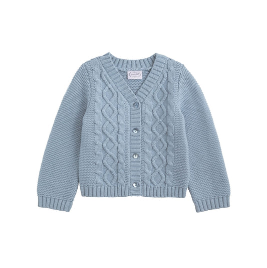 Blue Layette Cardigan
