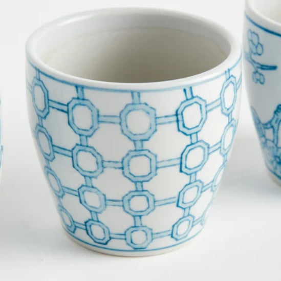 Monarch Mini Flower Pots in Light Blue