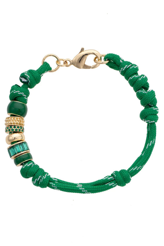 Lottie Multi Bead Paracord Bracelet